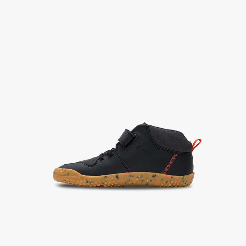 Vivobarefoot PRIMUS LUDO HI PRESCHOOL OBSIDIAN