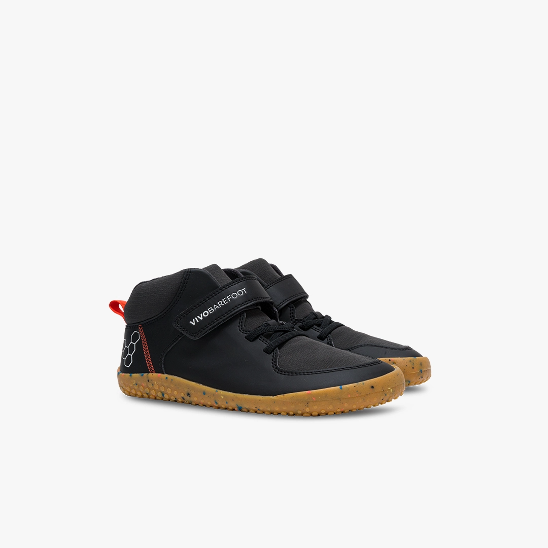 Vivobarefoot PRIMUS LUDO HI TODDLERS OBSIDIAN