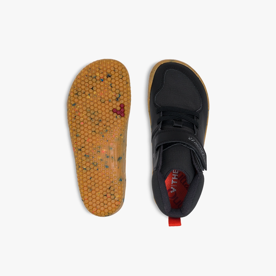 Vivobarefoot PRIMUS LUDO HI TODDLERS OBSIDIAN