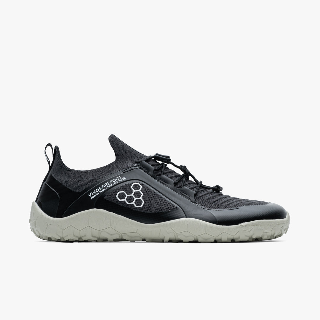 Vivobarefoot PRIMUS TRAIL KNIT FG WOMENS OBSIDIAN SANDSTONE