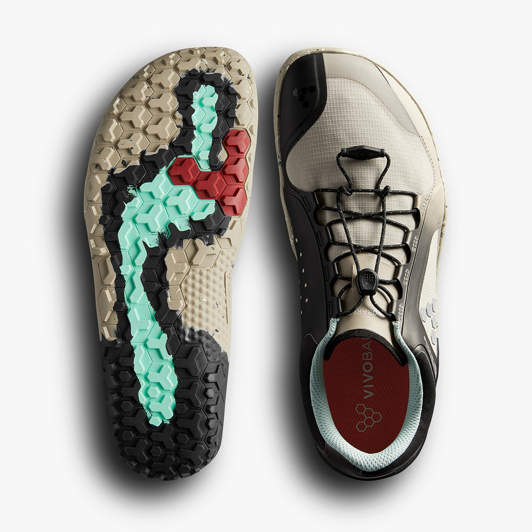 Vivobarefoot PRIMUS TRAIL III ALL WEATHER FG WOMENS PEBBLE