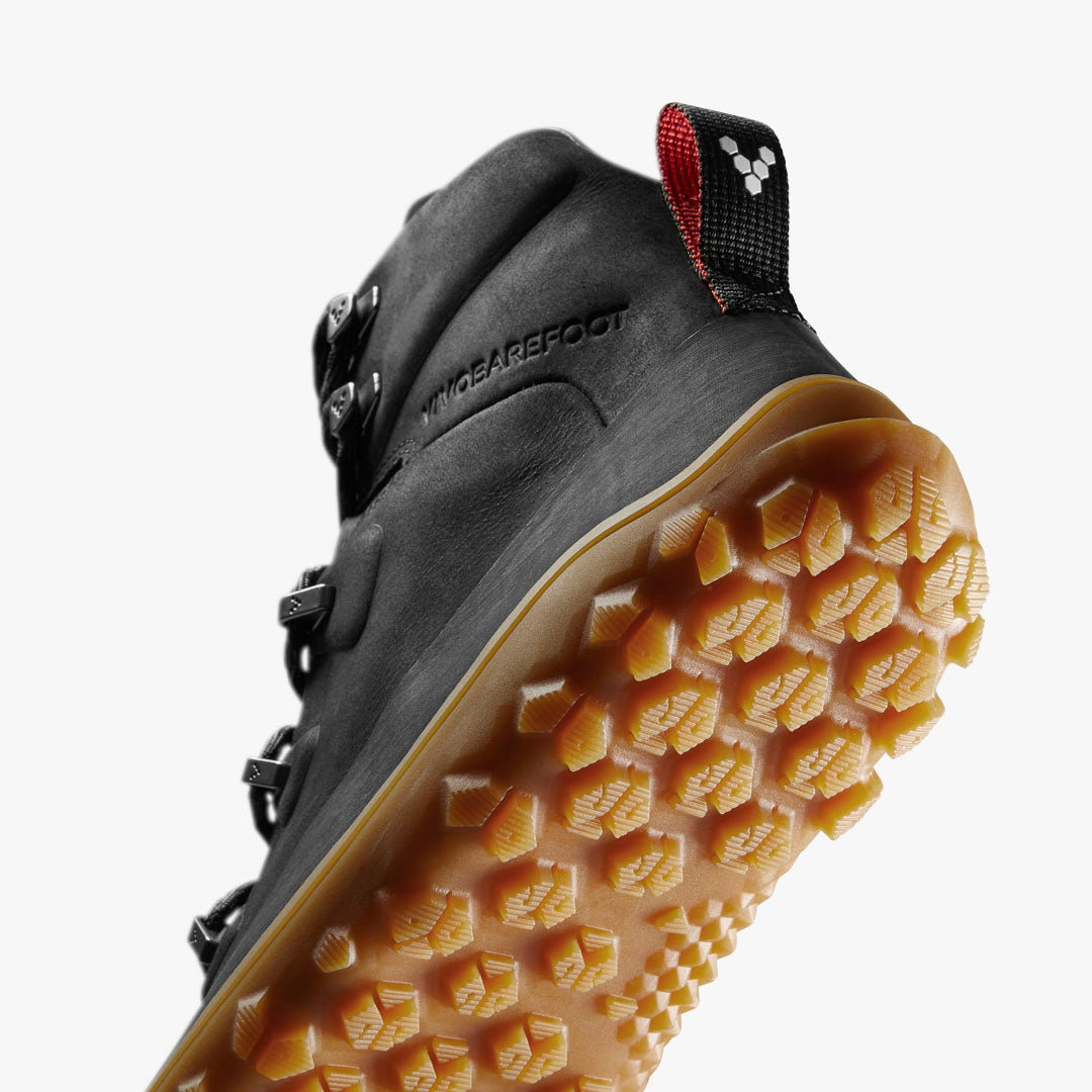 Vivobarefoot TRACKER LEATHER AT WOMENS OBSIDIAN