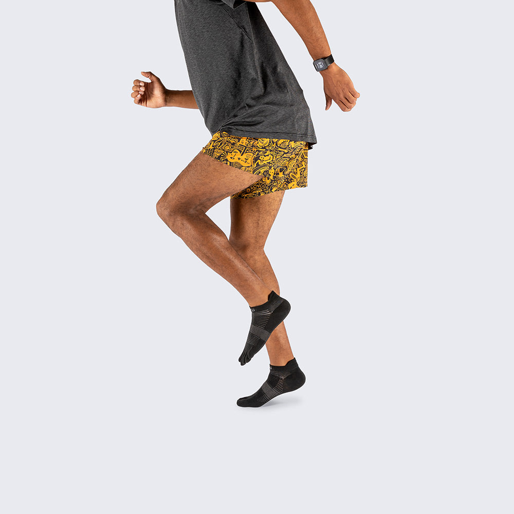 Calcetines INJINJI RUN LIGHTWEIGHT NO-SHOW Black