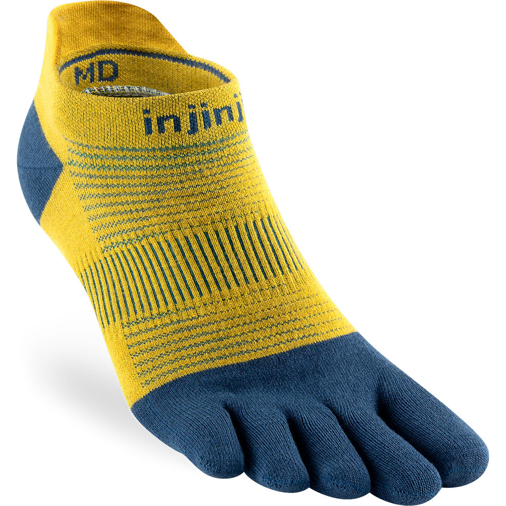 Calcetines INJINJI RUN LIGHTWEIGHT NO-SHOW Royal Yellow