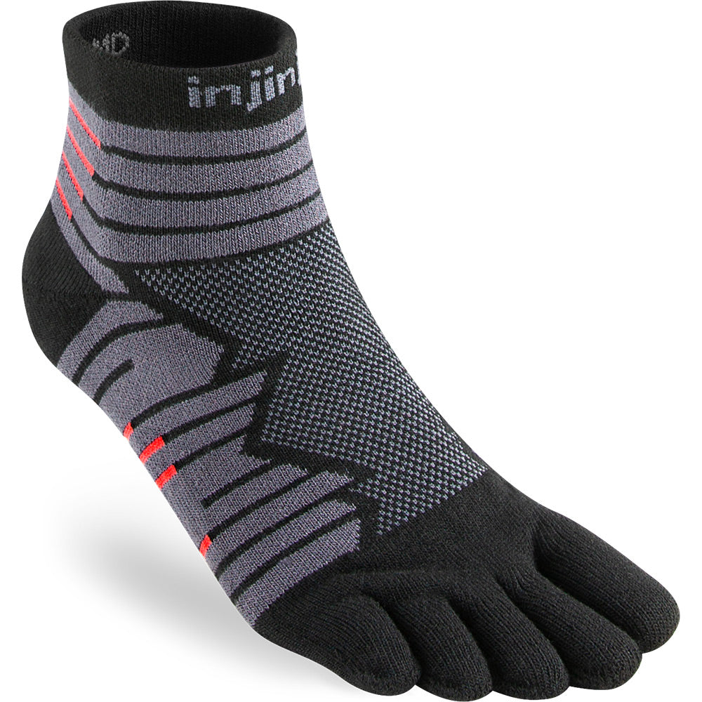 Calcetines INJINJI ULTRA RUN MINI-CREW Onyx