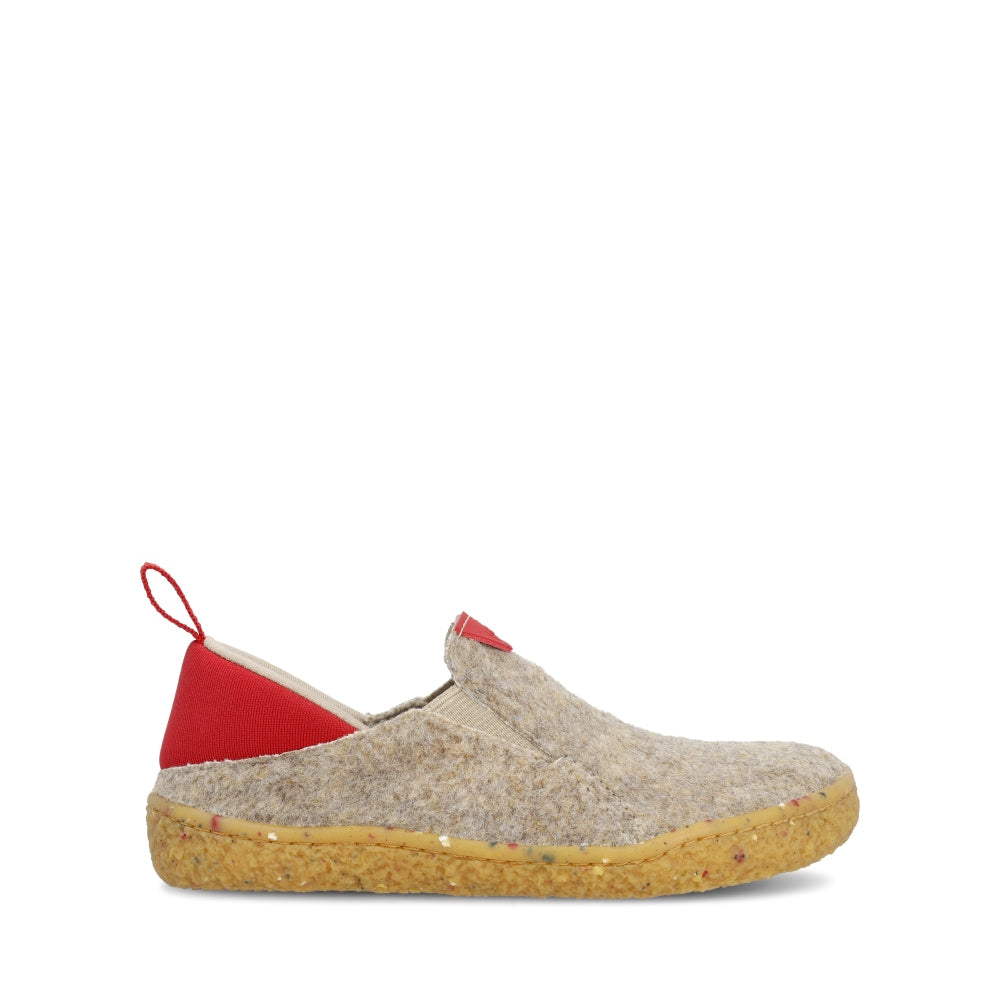 Groundies UPPSALA KIDS Taupe Red