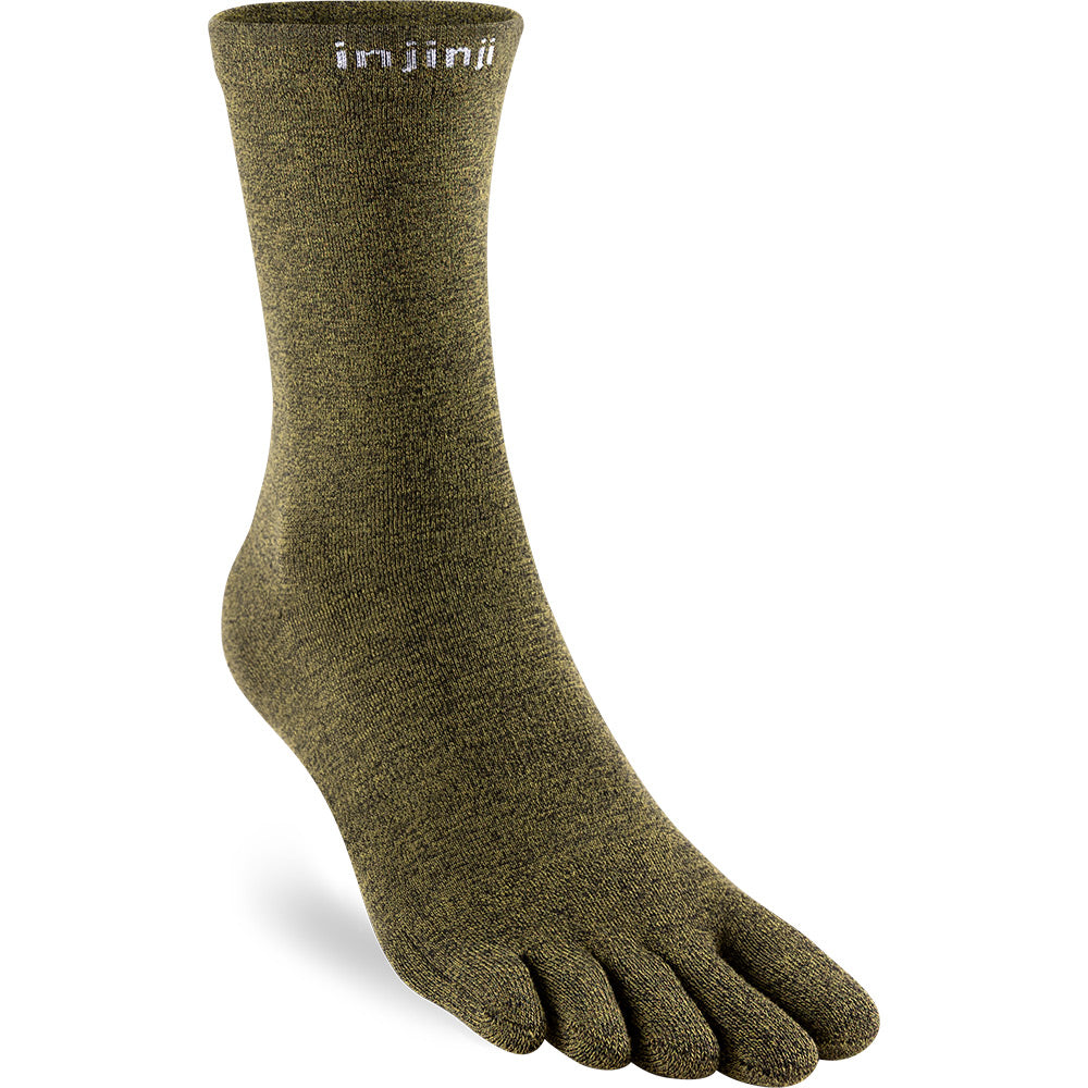 Calcetines INJINJI Liner Crew Pine