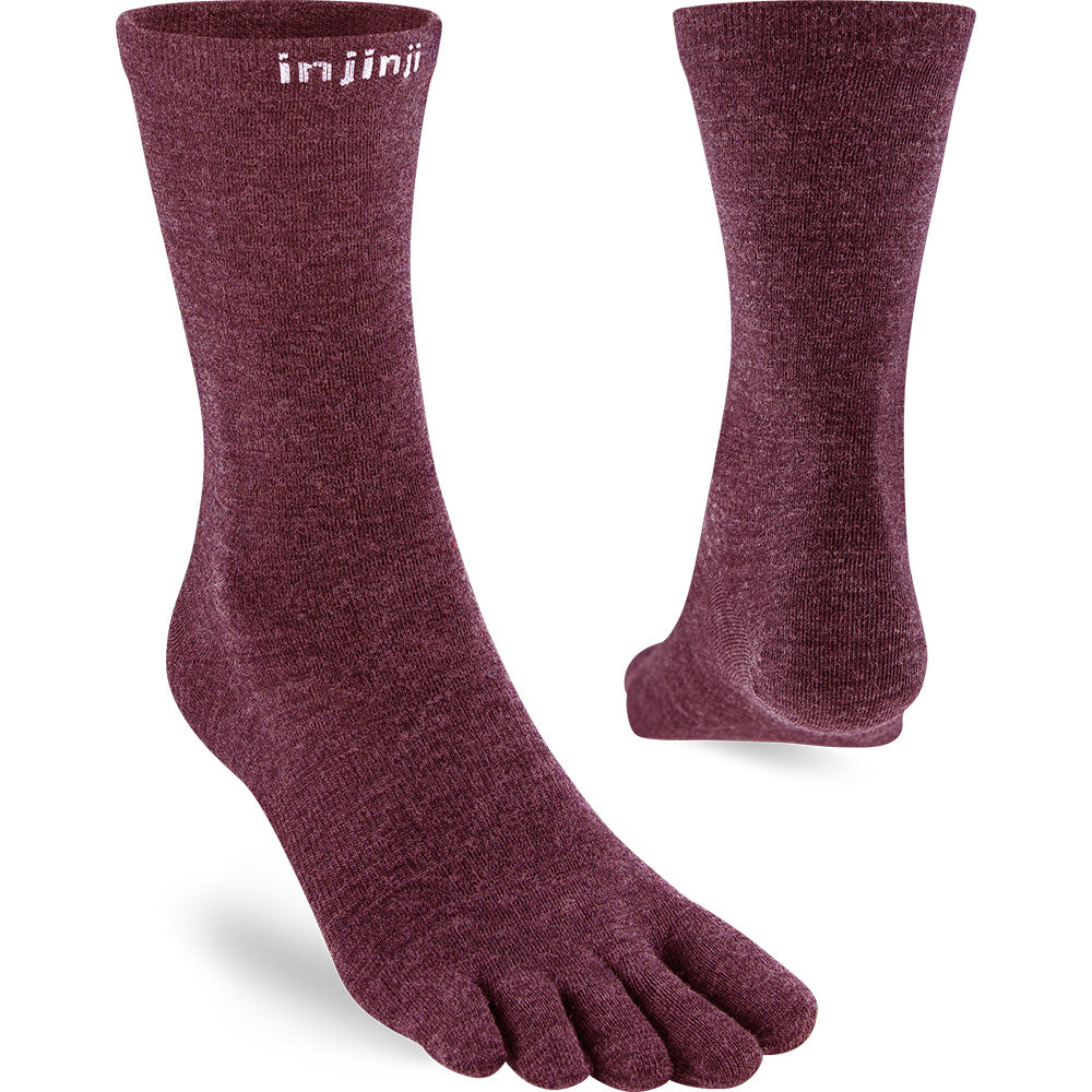 Calcetines INJINJI Liner Crew Wool Garmet
