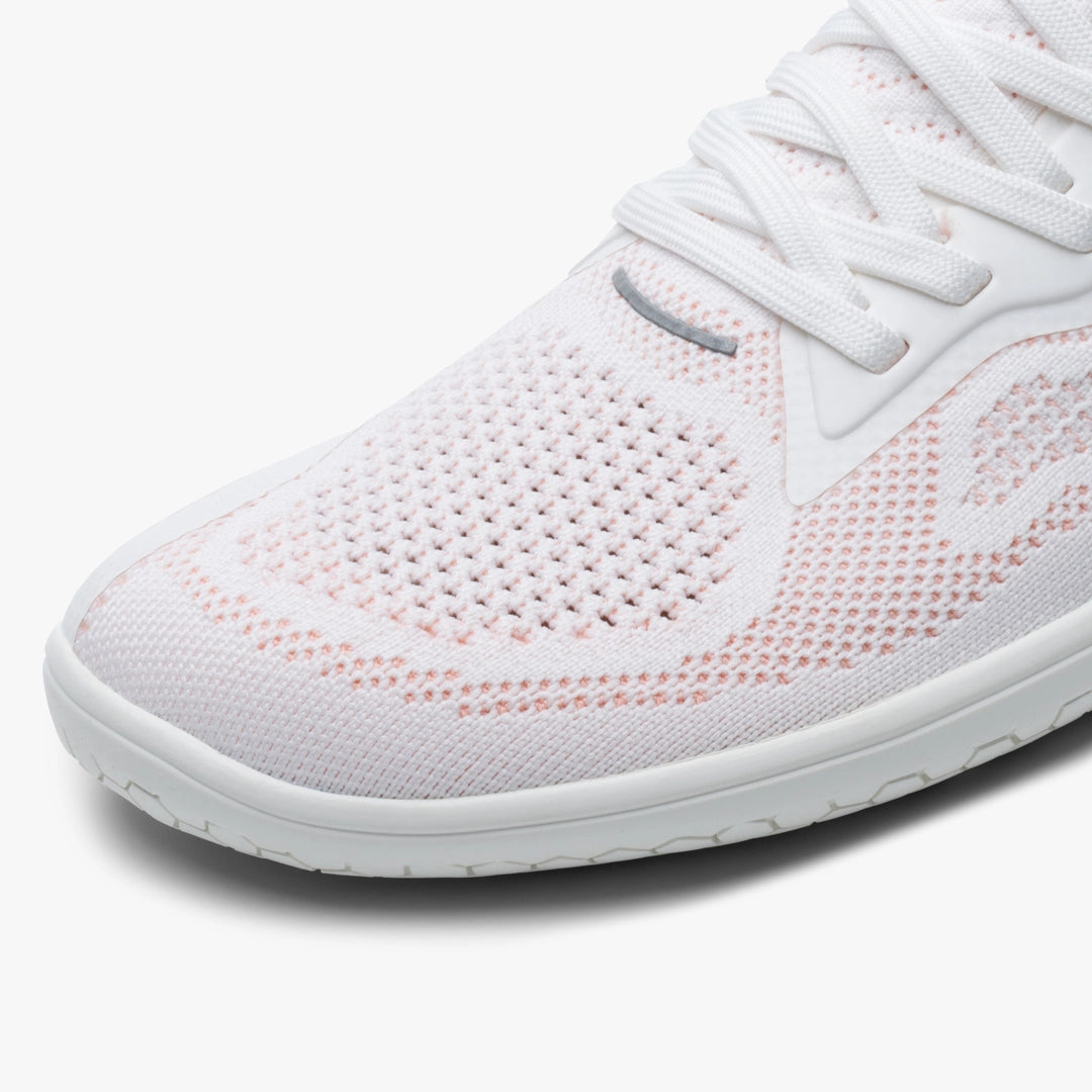 Vivobarefoot PRIMUS LITE KNIT WOMENS WHITE PEACH MELBA