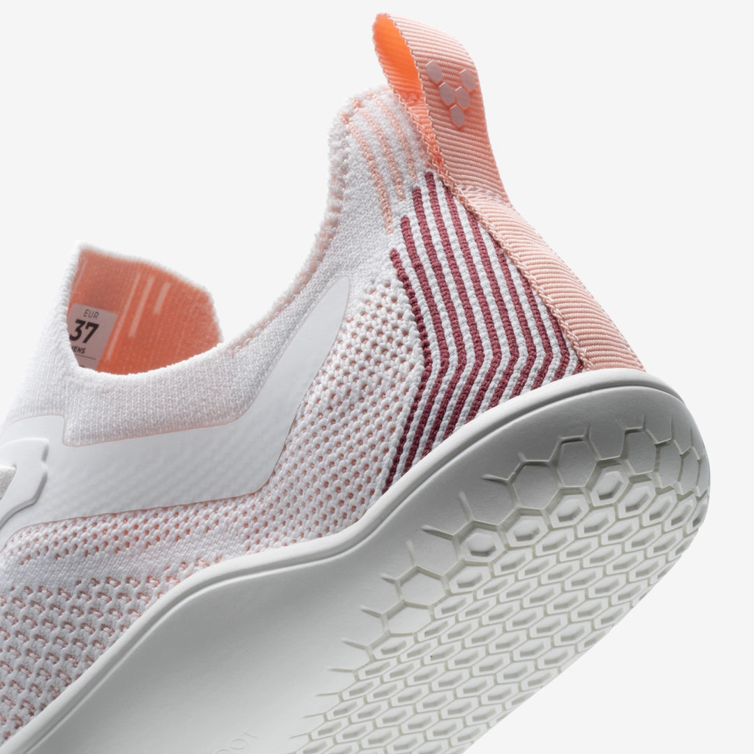 Vivobarefoot PRIMUS LITE KNIT WOMENS WHITE PEACH MELBA