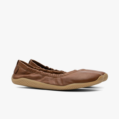 Vivobarefoot PRIMUS ASANA YIN BALLERINA LEATHER WOMENS TAN