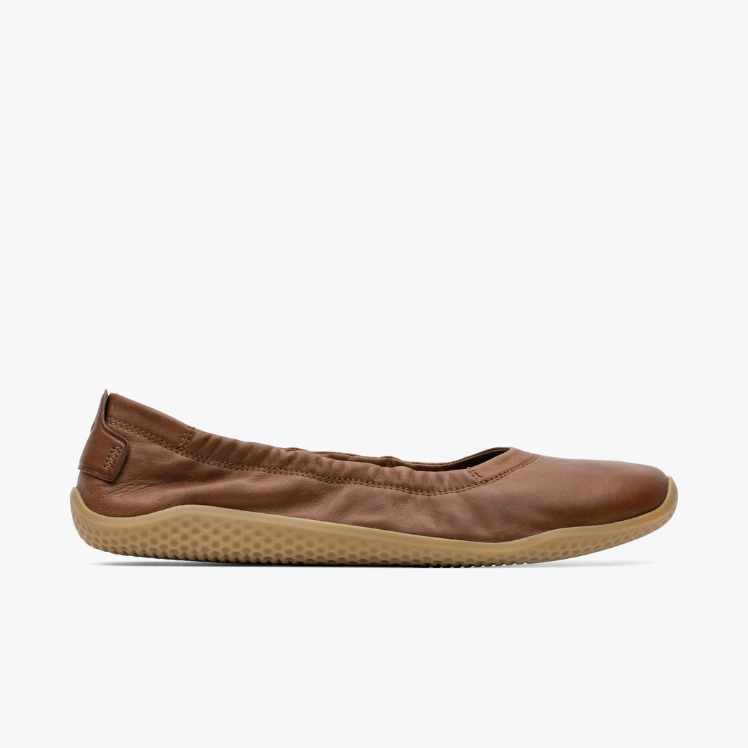 Vivobarefoot PRIMUS ASANA YIN BALLERINA LEATHER WOMENS TAN