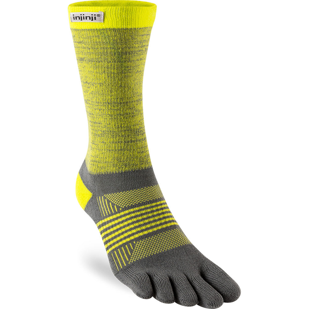 Calcetines INJINJI WOMEN'S TRAIL MIDWEIGHT CREW Lightning