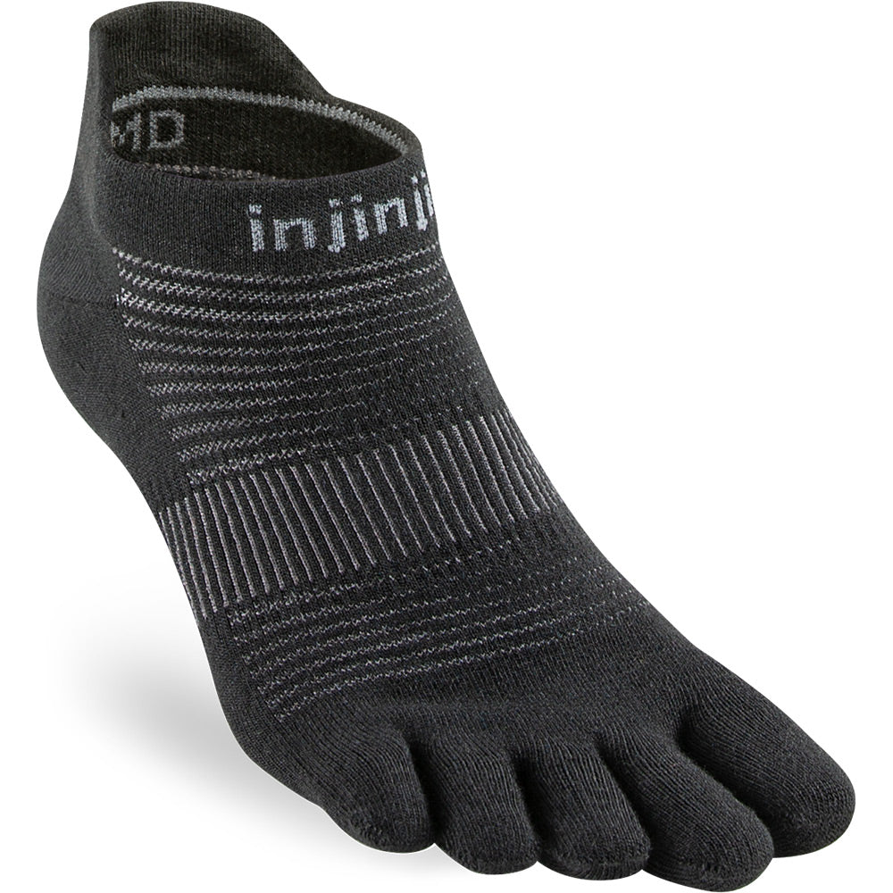 Calcetines INJINJI RUN LIGHTWEIGHT NO-SHOW Black