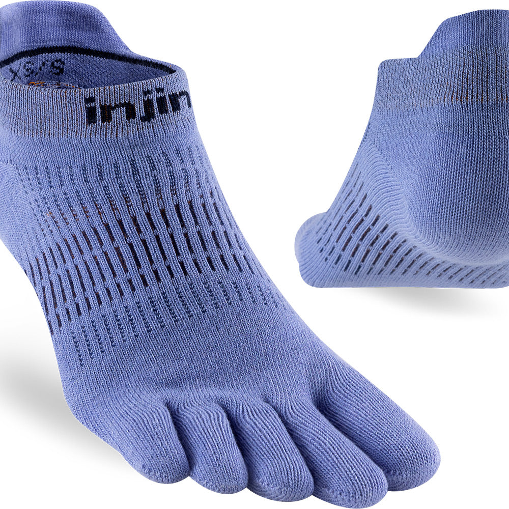 Calcetines INJINJI WOMEN'S RUN LIGHTWEIGHT NO-SHOW Bluebell