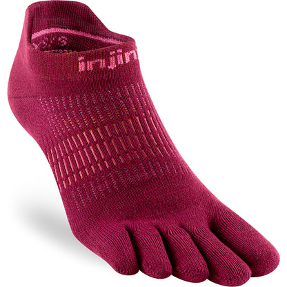 Calcetines INJINJI WOMEN'S RUN LIGHTWEIGHT NO-SHOW Beetroot