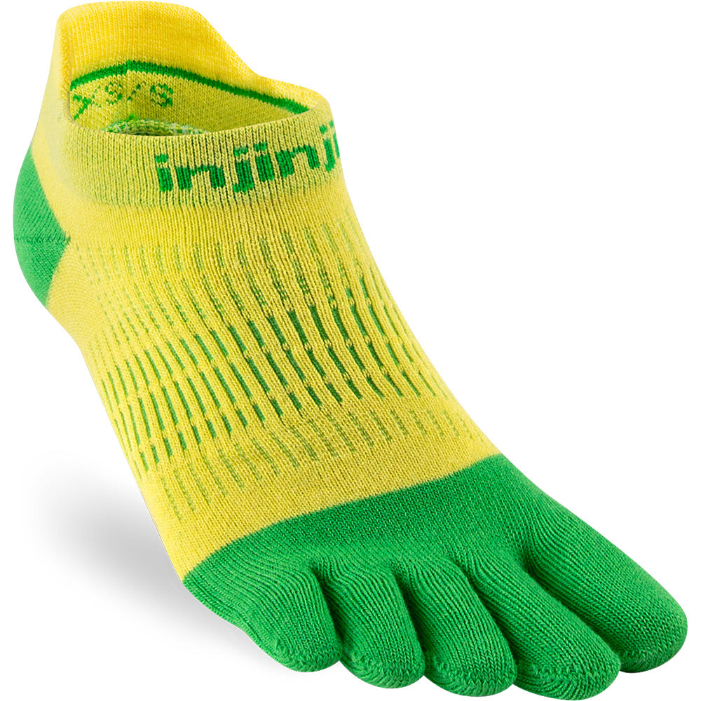 Calcetines INJINJI WOMEN'S RUN LIGHTWEIGHT NO-SHOW Citrus