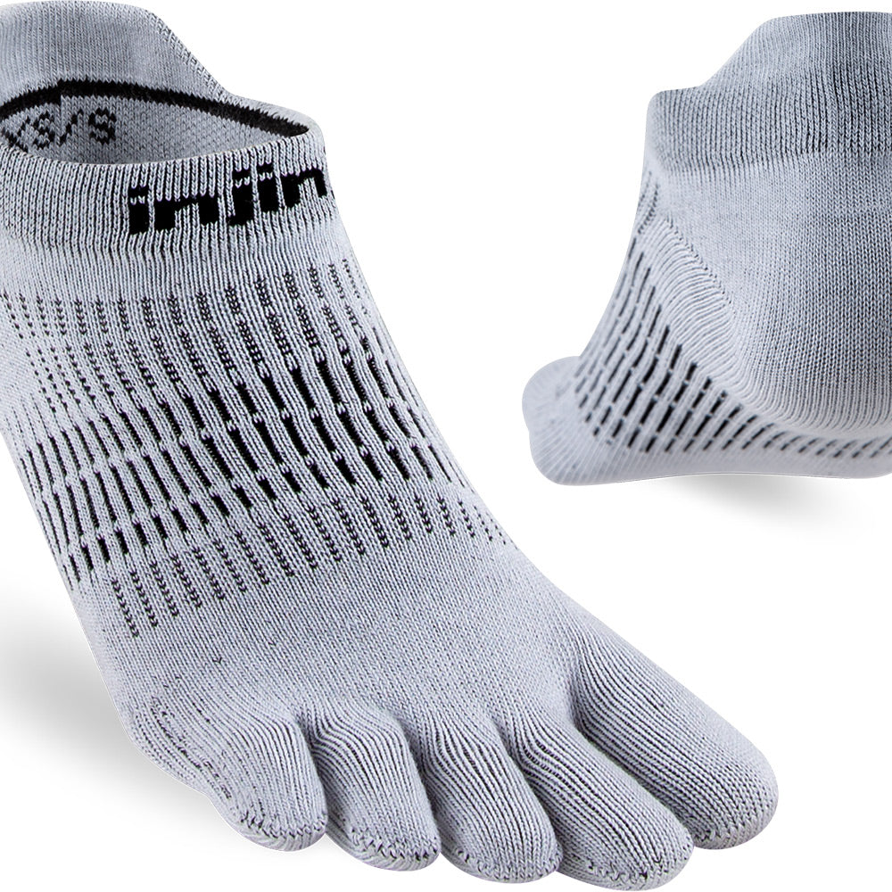 Calcetines INJINJI WOMEN'S RUN LIGHTWEIGHT NO-SHOW Gray