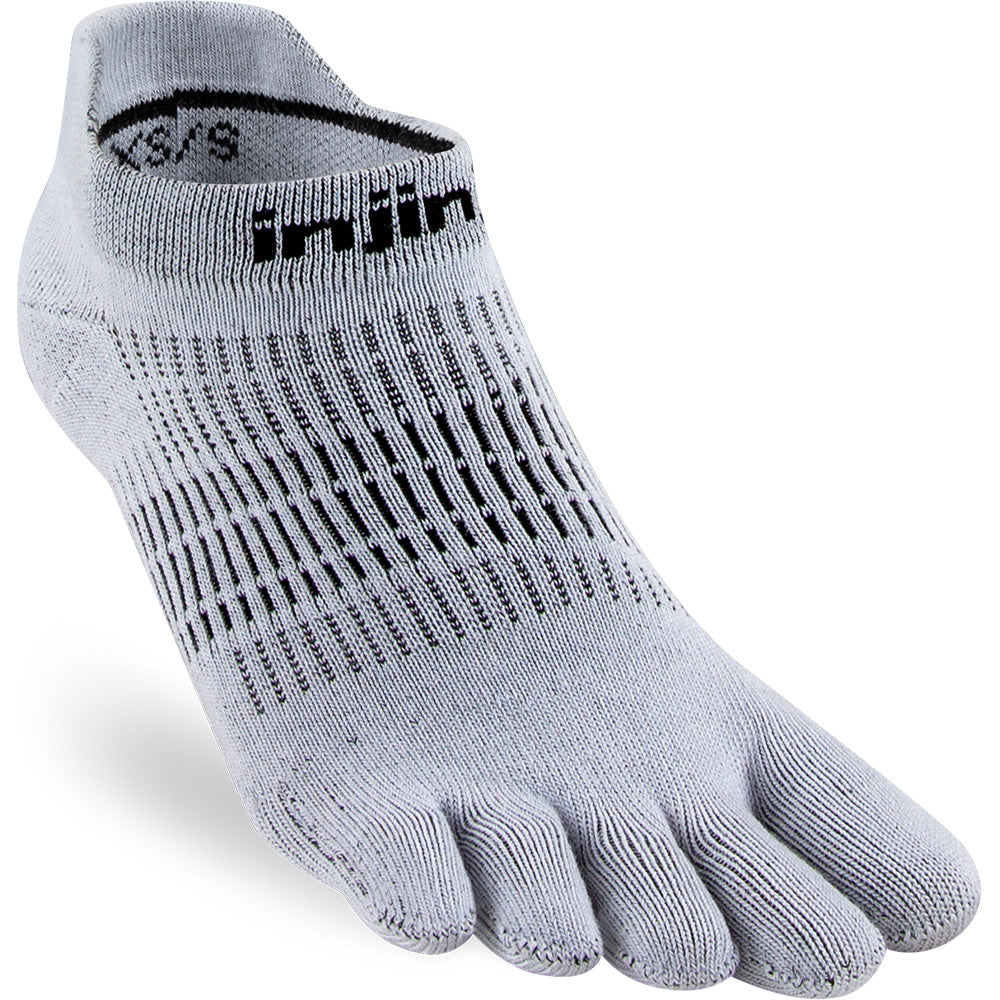 Calcetines INJINJI WOMEN'S RUN LIGHTWEIGHT NO-SHOW Gray