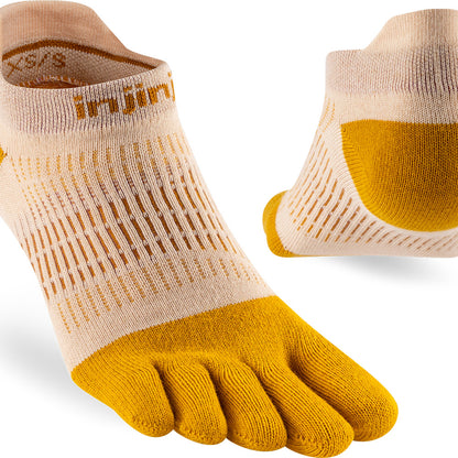 Calcetines INJINJI WOMEN'S RUN LIGHTWEIGHT NO-SHOW Golden Spice