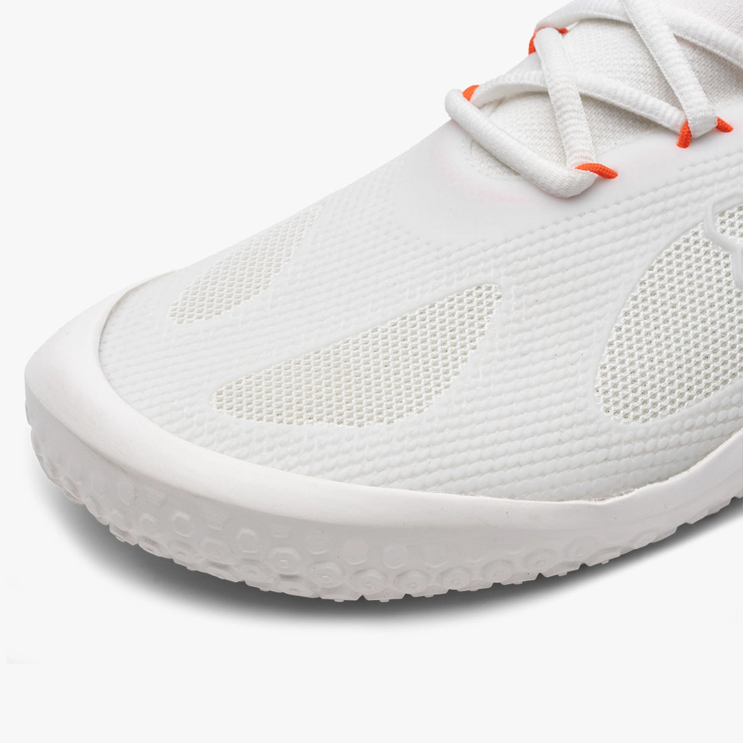 Vivobarefoot MOTUS STRENGTH MENS WHITE SCARLETT IBIS