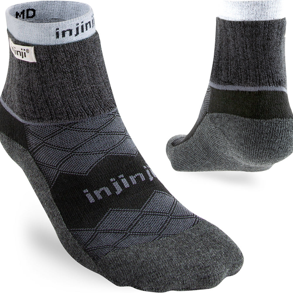 Calcetines INJINJI MEN'S LINER + RUNNER Black