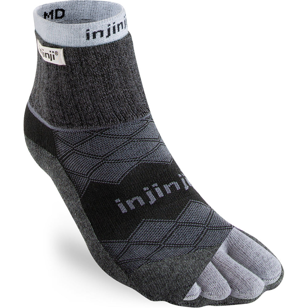 Calcetines INJINJI MEN'S LINER + RUNNER Black