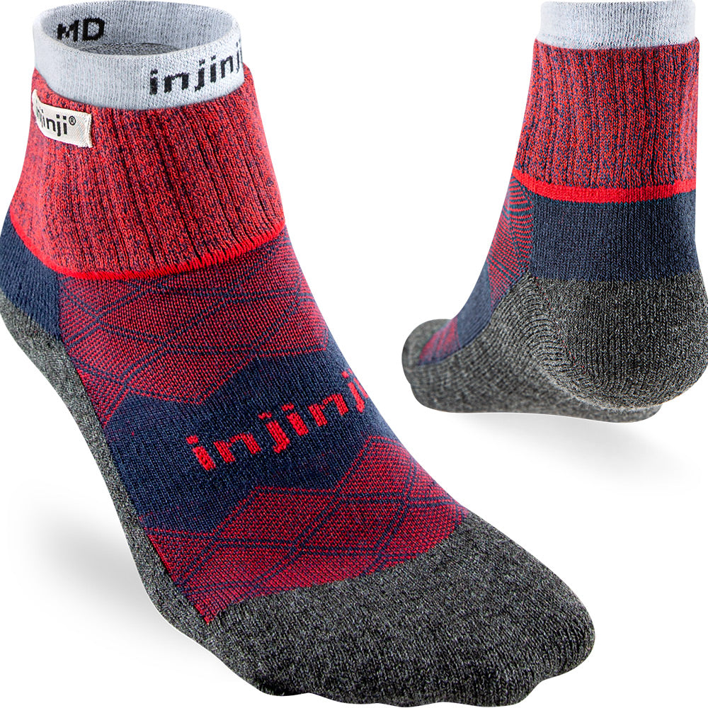 Calcetines INJINJI MEN'S LINER + RUNNER Brick