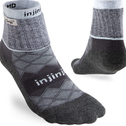 Calcetines INJINJI WOMEN'S LINER + RUNNER Grey