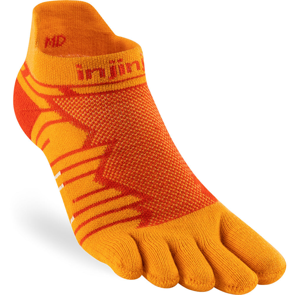 Calcetines INJINJI ULTRA RUN TECHNICAL NO SHOW Desert Orange