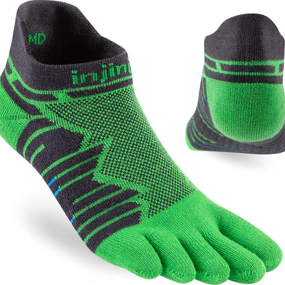 Calcetines INJINJI ULTRA RUN TECHNICAL NO SHOW Emerald