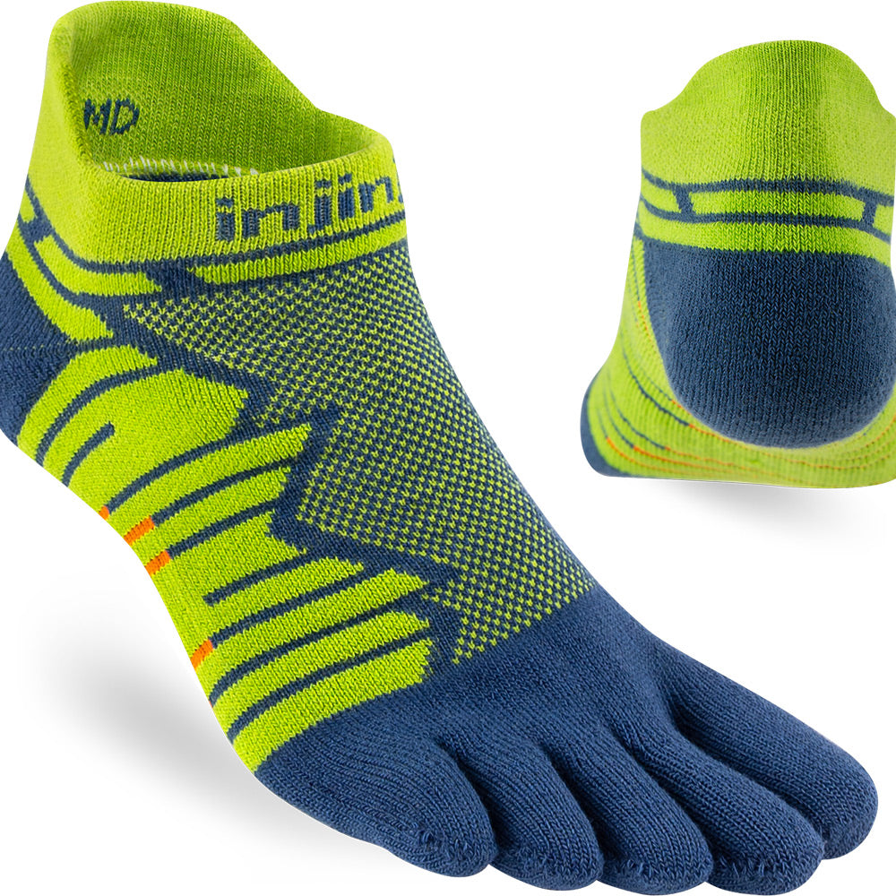 Calcetines INJINJI ULTRA RUN TECHNICAL NO SHOW Moss