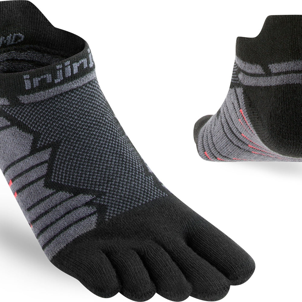 Calcetines INJINJI ULTRA RUN TECHNICAL NO SHOW Onyx