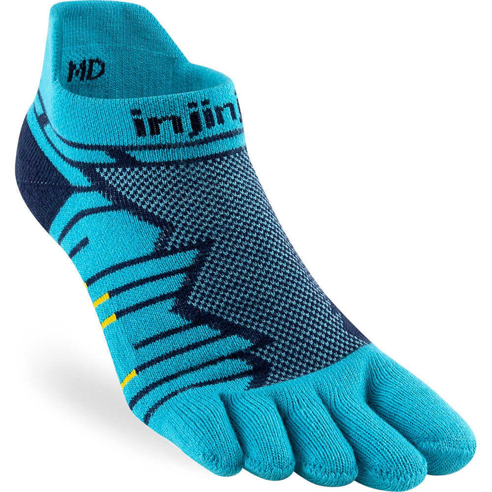 Calcetines INJINJI ULTRA RUN TECHNICAL NO SHOW Pacific Blue