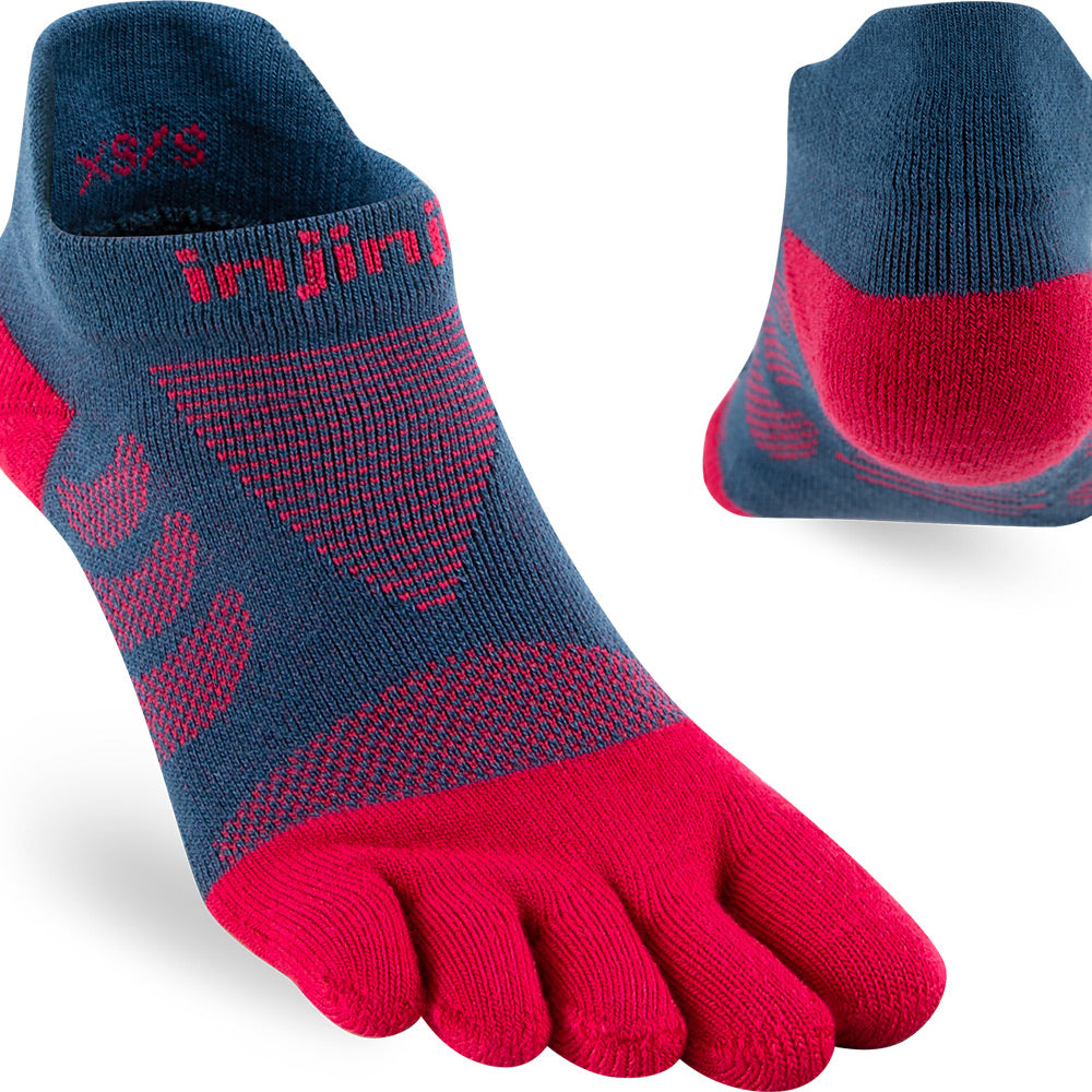 Calcetines INJINJI WOMEN'S ULTRA RUN TECHNICAL NO SHOW Berry