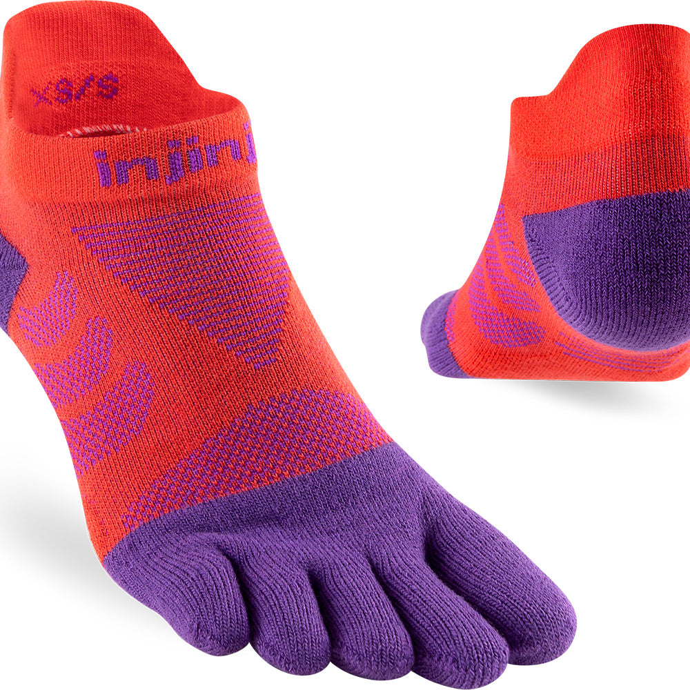 Calcetines INJINJI WOMEN'S ULTRA RUN TECHNICAL NO SHOW Razzmatazz