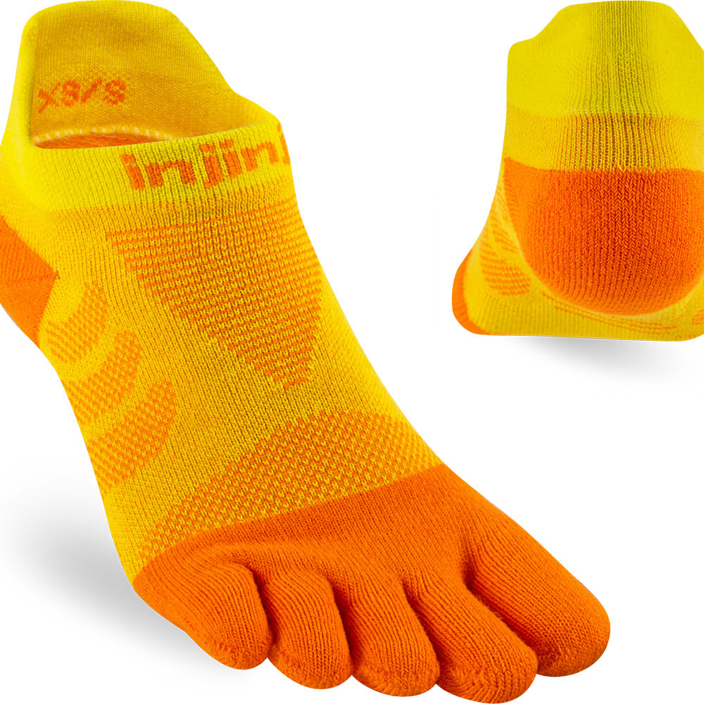 Calcetines INJINJI WOMEN'S ULTRA RUN TECHNICAL NO SHOW Sunflower