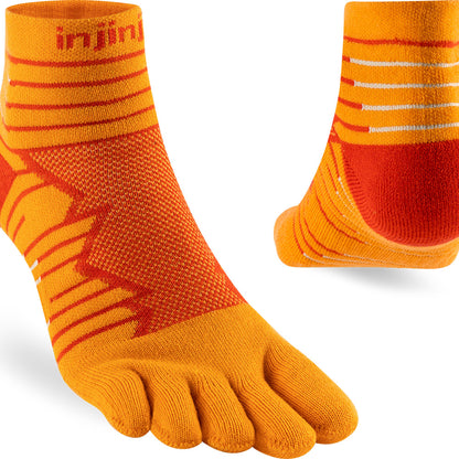 Calcetines INJINJI ULTRA RUN MINI-CREW Desert Orange