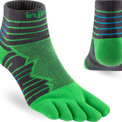 Calcetines INJINJI ULTRA RUN MINI-CREW Emerald