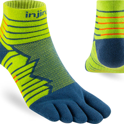 Calcetines INJINJI ULTRA RUN MINI-CREW Moss