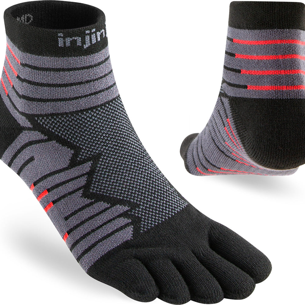 Calcetines INJINJI ULTRA RUN MINI-CREW Onyx