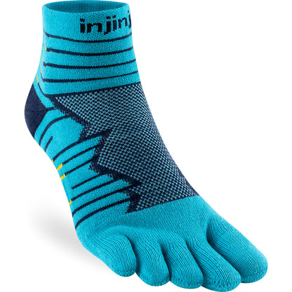 Calcetines INJINJI ULTRA RUN MINI-CREW Pacific Blue