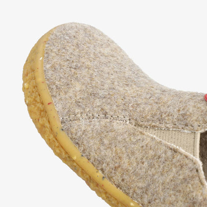 Groundies UPPSALA KIDS Taupe Red