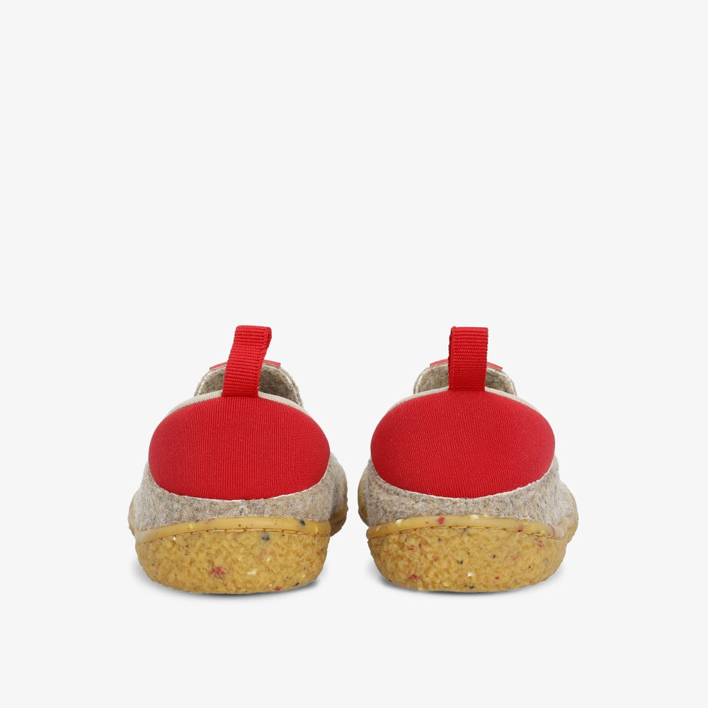 Groundies UPPSALA KIDS Taupe Red